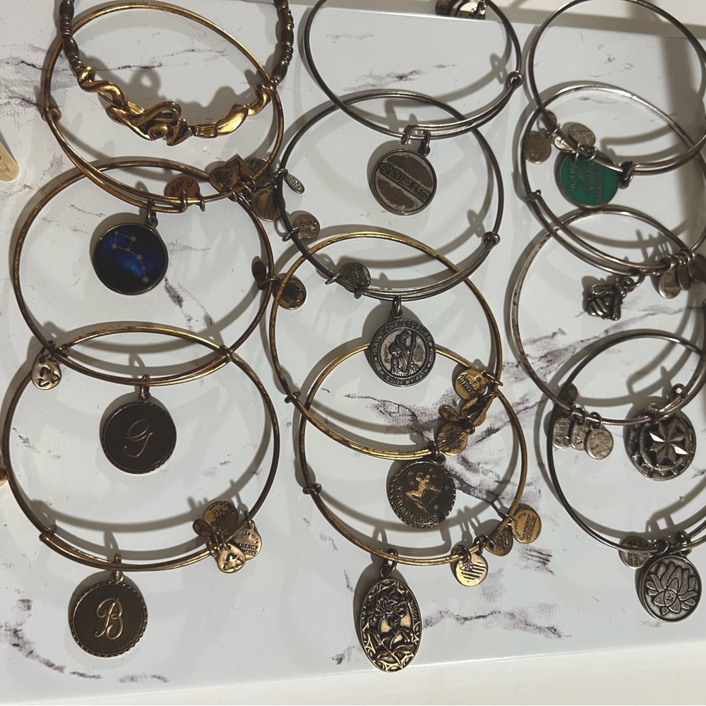 Lot of 12 Alex and Ani Bracelets